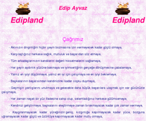 edipland.com: Edip Ayvaz ve Edipland Sayfaları
