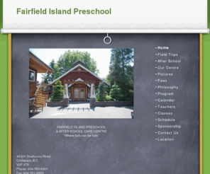 fairfieldislandpreschool.com: Fairfield Island Preschool
Fairfield Island Preschool is where children grow to be great Canadians and friends