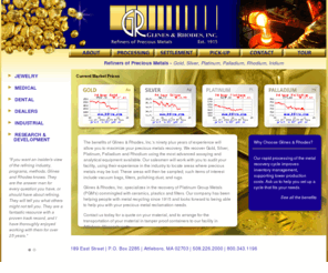 glinesandrhodes.com: Glines & Rhodes - Refiners of Precious Metals - Gold, Silver, Platinum, Palladium, Rhodium
/