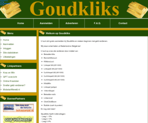 goudkliks.nl: Goudkliks - Verdien ook op Goudkliks! - Welkom op Goudkliks
