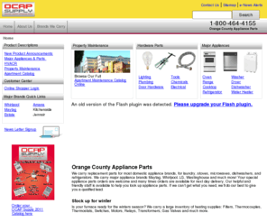 ocapsupply.com: Appliance Parts from OCAP Supply - Appliance Repair Parts for Thousands of Appliances
Appliance parts inventory and friendly experienced sales staff to help you. Serving Southern California Since 1965.