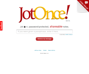 ziptrail.com: Password-Protected, Shareable Notes
Password-Protected, Shareable Notes