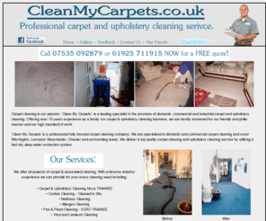 cleanmycarpets.co.uk: Warrington Carpet Cleaners | Carpet Cleaning company Warrington, Cheshire
Carpet cleaning Warrington, Cheshire | Carpet & Upholstery cleaning services