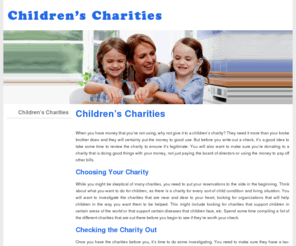 eastersealsco.org: Children’s Charities
They need it more than your broke brother does and they will certainly put the money to good use.