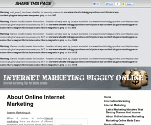 imbigguyonline.com: Internet Marketing Bigguy Online
Internet Marketing 101