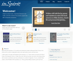 inspiritllc.com: Welcome to InSpirit
InSpirit provides books, inspirational literature and media, and other products that proclaim gospel truth with an Apostolic perspective