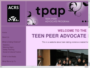 apateenadvocates.org: ACRS Teen Peer Advocacy Program
ACRS Teen Peer Advocacy Program