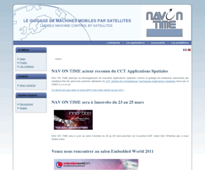 navontime.com: Les nouvelles
NAV ON TIME - Technologies de positionnement et de guidage par satellite