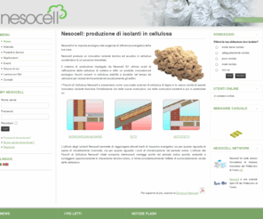 cellufloc.com: Nesocell: produzione di isolanti in cellulosa
Nesocell - Produzione di isolanti termici ed acustici in fiocchi di cellulosa - made in italy