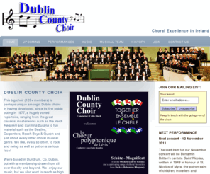 dublincountychoir.com: Dublin County Choir
