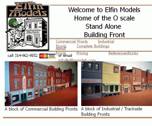 elfinmodels.com: O Scale Model Buildings MainO scale model train 