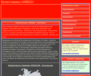 detektivbueros-und-mehr.de: Detektivbüros HIRSCH
Detektivbüros HIRSCH