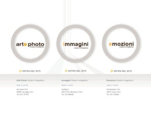 fotograficomo.com: Studio fotografico, servizi fotografici, fografo matrimonio, video professionali.
Studi fotografici Como: Arte Photo, Immagini e Emozioni.