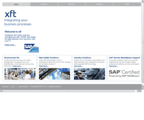 xft-software.mobi: xft - Integrating your business processes
xft - Integrating your business processes