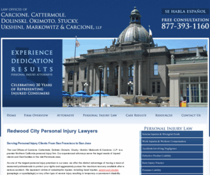 carcionelaw.com: Redwood City Personal Injury Attorneys | San Mateo County Accident Injury Lawyers | Palo Alto CA Wrongful Death
The personal injury lawyers at Carcione, Cattermole, Dolinski serve San Mateo County & Santa Clara County. Call 650-241-4294 for a free consultation.