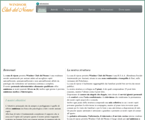 casadiriposowindsorclubdelnonno.com: Windsor Club del Nonno casa di riposo - Bari - Siti Premium
La casa di riposo protetta Windsor Club del Nonno è una residenza sanitaria assistita adatta ad accogliere ospiti autosufficienti, semiautosufficienti e non autosufficienti affetti da patologie che richiedono un’assistenza continua e completa. 