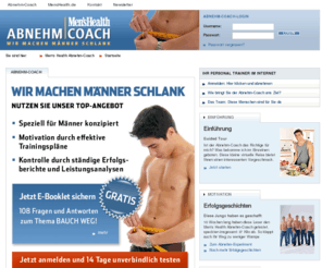 menshealth-abnehmcoach.de: Einfach abnehmen für Männer - Men's Health Abnehm-Coach - Männerdiätratgeber Men's Health
Klare Zielvorgaben und einfache Rezepte für Männer. Der Men's Health Abnehm-Coach erstellt Ihnen online einen Ernährungsplan für die optimale Fettverbrennung und Gewichtsreduktion.