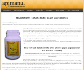 neurotosan.com: NeurotoSan® - Naturheilmittel gegen Depressionen
NeurotoSan® - Naturheilmittel ohne Chemie gegen Depressionen von apimanu company.