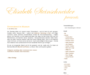 elisabeth-steinschneider.com: Elisabeth Steinschneider
Von der Kunst, die Kunst zu lieben