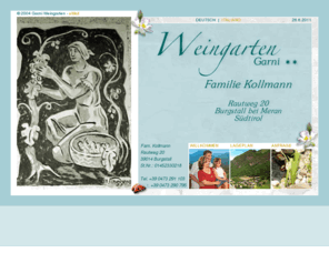 garni-weingarten.com: Garni Weingarten - Burgstall
Garni Weingarten - Burgstall. Hier finden sie Ruhe und Entspannung.