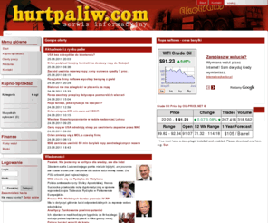 hurtpaliw.com: Hurtowy handel paliwami - olej napędowy, olej opałowy, benzyna, LPG - Start
hurtpaliw.com - serwis branżowy rynku paliw oraz energii