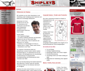 shipleys.de: Shipleys - The Capmaker - Startseite
Professionelle Textildruckerei und Stickerei. Große Auswahl an: T-Shirts, Polo, Shirts, Arbeitsbekleidung und Handtücher für Ihren Bedarf. Schnelle Angebote und schnelle Lieferung europaweit.