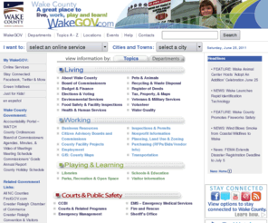 wakegov.com: WakeGOV.com - Home
