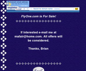 flyone.com: FlyOne.com is For Sale!
Enter a brief description of your site here