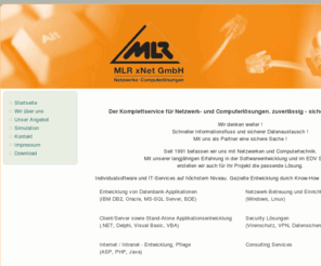 mlr-xnet.de: MLR xNet GmbH
MLR xNet GmbH