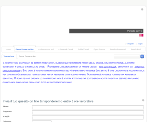 parerepenale.it: Parere Penale on line OmniaJuris.Com parere legale on line Consulenza legale
Parere Penale on line, richiedi il preventivo gratuito ed entro 8 ore lavorative ti ricontatteremo per un preventivo per la elaborazione di un parere legale on line, preventivo gratuito,