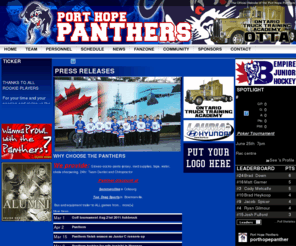 porthopepanthers.net: Port Hope Panthers
Port Hope Panthers Junior Hockey Club