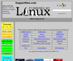 supportfiles.com: --[supportfiles.com]--
Basic Web Server Install
