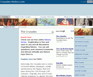 crusades-history.com: crusades
crusades and information on the crusades including history and events.  