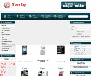 dunyacep.com: www.dunyacep.com
Toptan Cep Telefonu Satışı. Toptan, Cep Telefonu, Cep Telefonu Toptancısı,en ucuz toptan telefonlar,