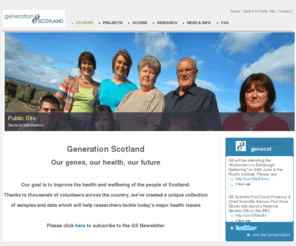 generation-scotland.com: Generation Scotland
Generation Scotland