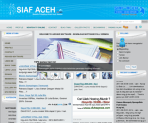 siaf-aceh.com: SIAF-ACEH DOT COM | Download Software Full Version
Archive Software Terbaru - Download Secara Gratis Dan Full version