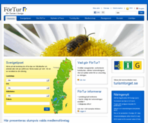 turism.se: FörTur - Föreningen Turism i Sverige
Intresseorganisationen för svensk turismnäring. Föreningens medlemmar är lokala och regionala turistorganisationer samt företag som producerar och säljer resor inom Sverige. Företagen är bla stugförmedlare, jakt- och fiskeföretagare, snöskoter, sameturism, hundspann, kanot, kajak och andra aktivitetsföretag. FörTur auktoriserar också Sveriges turistbyråer.