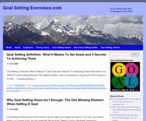 goalsettingexercises.com: Goal Setting Exercises
 Goal Setting Exercises -  