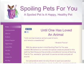 spoilingpetsforyou.com: Spoiling Pets For You.com
