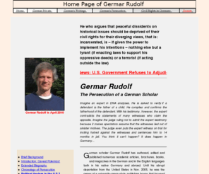 germarrudolf.com: Germar Rudolf: The Persecution of a German Scholar
