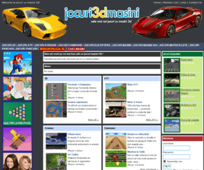 jocuri3dmasini.com: Jocuri cu masini 3d
Jocuri cu masini 3d pentru pasionatii de jocuri cu masini.