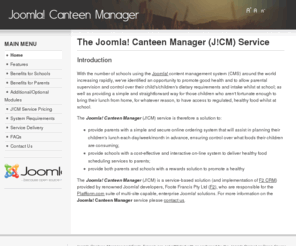 joomlacanteenmanager.com: Home - Joomla! Canteen Manager
The Joomla! Canteen Manager (J!CM) Service