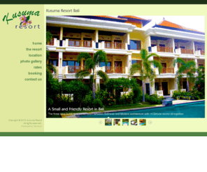 kusumaresort.com: Kusuma Resort Seminyak Bali
Kusuma Resort bungalow in Seminyak Bali hotel accommodation.
