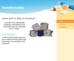 sewannette.com: SewAnnette - Thanks for visiting...SewAnnette
Personalized gifts