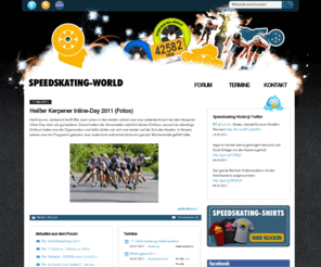 speedskating-world.de: Speedskating-World - alles aus der Welt des Speed- und Inlineskatens.
Speedskating-World - alles aus der Welt des Speed- und Inlineskatens. Ergebnisse, News, Skates, Rollen. Jetzt auch mit T-Shirt Shop.