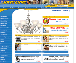 bestbuyelectric.com: Juno Lighting, Halo Lighting, Seagull Lighting, Progress Lighting, Kichler Lighting, Lutron Dimmers, Track Lighting, Landscape Lighting, Focus Lighting, Chandeliers
Shop the best interior and outdoor decorative lighting fixtures and chandeliers. Also provides smoke detectors and electrical distributors.