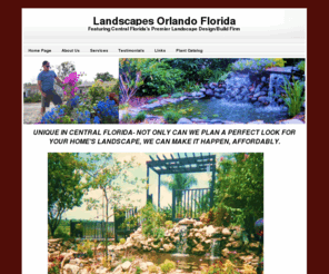 landscapesorlandoflorida.com: LandscapesOrlandoFlorida
.Laurence E. Fosgate Design/Build landscapes, water features, and hardscapes is central Florida's premier residential landscape design/build firm.  We've done over 50 waterfall and pond features in Orlando, Winter Park, and central Florida as well as thousands of landscapes.