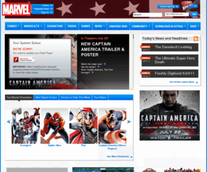 marvelnewsnetwork.net: Marvel.com: The Official Site | Iron Man, Spider-Man, Hulk, X-Men, Wolverine and the heroes of the Marvel Universe.Comics,  News, Movies and Video Games | Marvel.com
Enter Marvel.com, the best place to connect with other fans and get news about comics&#039; greatest super-heroes: Iron Man, Thor, Captain America, the X-Men, and more.