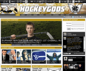 mcfivehole.com: HockeyGods.com
HockeyGods is here to bring you Hockey like you've never seen before. Bringing you the latest news from around the world, and a New breed of Hockey Entertainment!