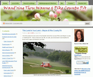 pikewaynepablog.com:  Wand’ring Thru Wayne & Pike County PA
